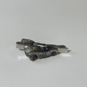 Anson Tie Clip Race Car Theme Vintage